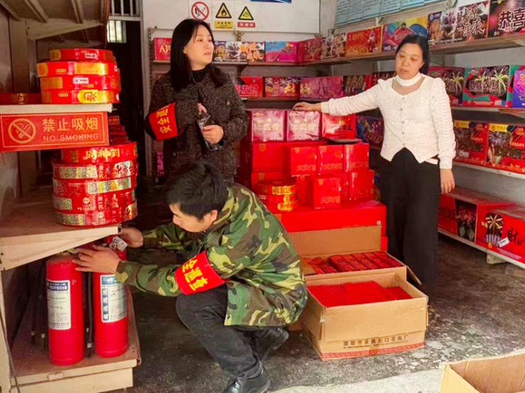 新隆镇：政协委员参与安全巡查 以实际行动守护群众平安过节