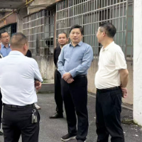 唐基归督导调研文明创建工作