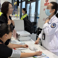 永州机场开展健康义诊志愿服务