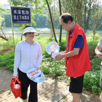 零陵区人民法院“五老”助力防溺水宣传