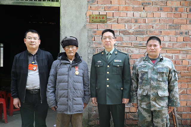 王建武走访慰问抗美援朝老战士