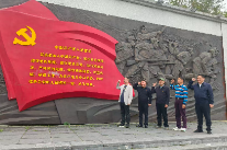 追寻红色足迹 传承革命精神——邮亭圩商会赴红六军团画眉山旧址开展主题党日活动