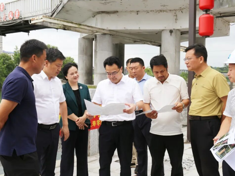 零陵：赵立平、陈莉率队督导“一线一路一片区”项目建设