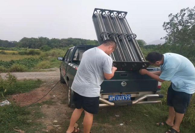 零陵区气象局多次开展人工增雨作业缓解旱情