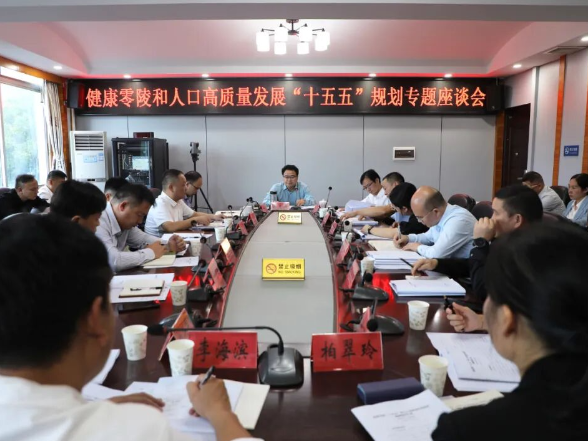 健康零陵和人口高质量发展“十五五”规划专题座谈会召开