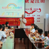 零陵“中国好人”唐柱生以墨载道润泽童心