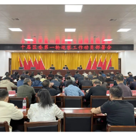 十届区委第一轮巡察工作动员部署会召开