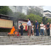 零陵消防开展政务中心消防培训演练