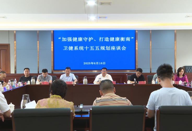 衡南县卫健系统召开“十五五”规划编制座谈会