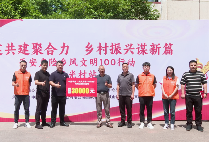 平安产险“乡风文明100行动”走进衡南  党建结对助力乡村振兴