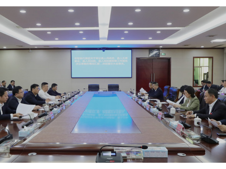 两会进行时丨县十九届人大一次会议主席团第六次会议召开