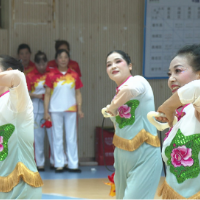 舞动健身球操 衡南银龄绽放活力风采