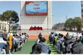 茶市联合学校茶市中学举行新学期开学典礼