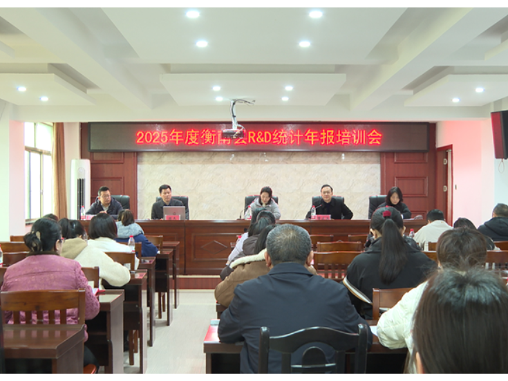 衡南县举办2025年度R&D（研发与创新）统计年报培训