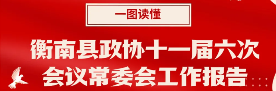 一图读懂衡南县政协十一届六次会议常委会工作报告