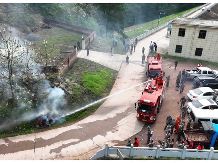 衡南县应安委办组织开展应急联合演练