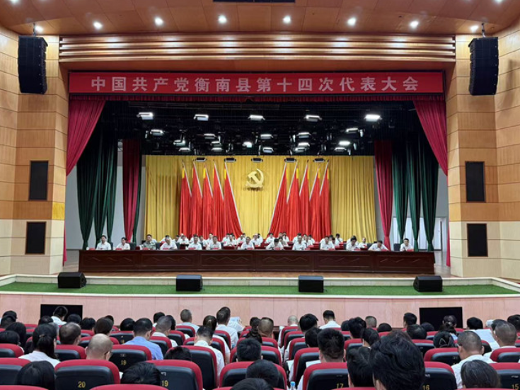 大会进行时丨中国共产党衡南县第十四次代表大会预备会议第一阶段会议召开