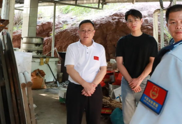 许达赴岐山镇暗访督导安全生产工作