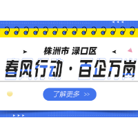 2月22日丨渌口区“春风行动·百企万岗”稳就业招聘会等你来~
