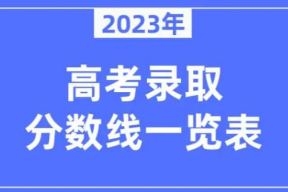 重磅！湖南省2023年普通高校招生各批次录取控制分数线公布！