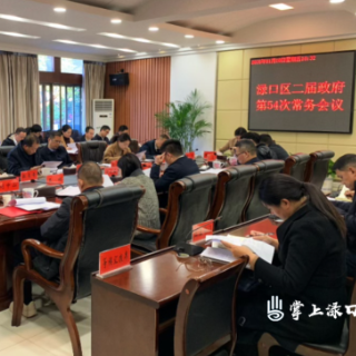 赖晓智主持召开区二届政府第54次常务会议