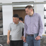 科普利信集团一行来渌口区调研永福猪场项目