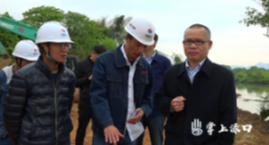 刘克胤调研防汛和水毁工程建设工作