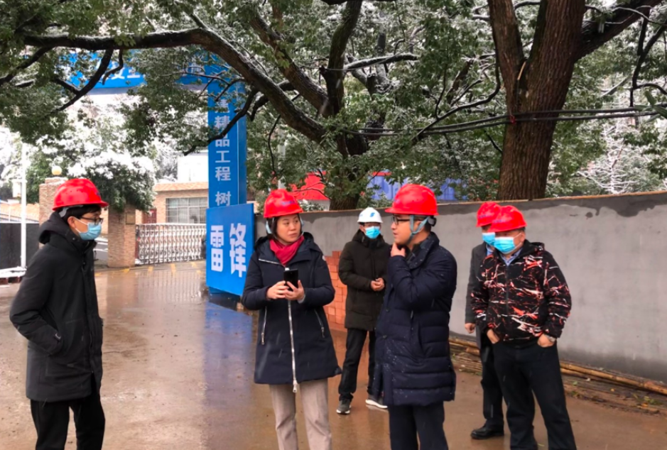 赖晓智督查应对低温雨雪天气安全生产工作