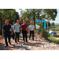 李晓彤调度渌水湖畔生态运动小镇项目建设