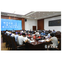 赖晓智主持召开渌口区一届政府第38次常务会议