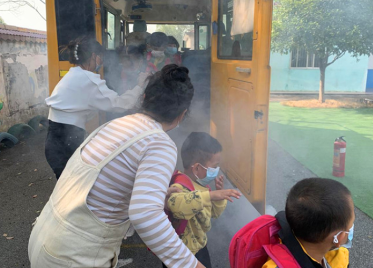 南洲镇中心学校：加强校车演练 筑牢安全防线