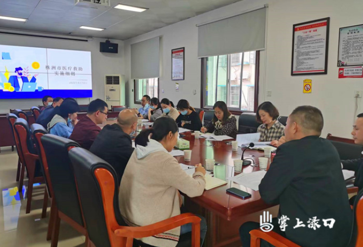 渌口区医保局率先举办2022年度医疗救助政策培训会