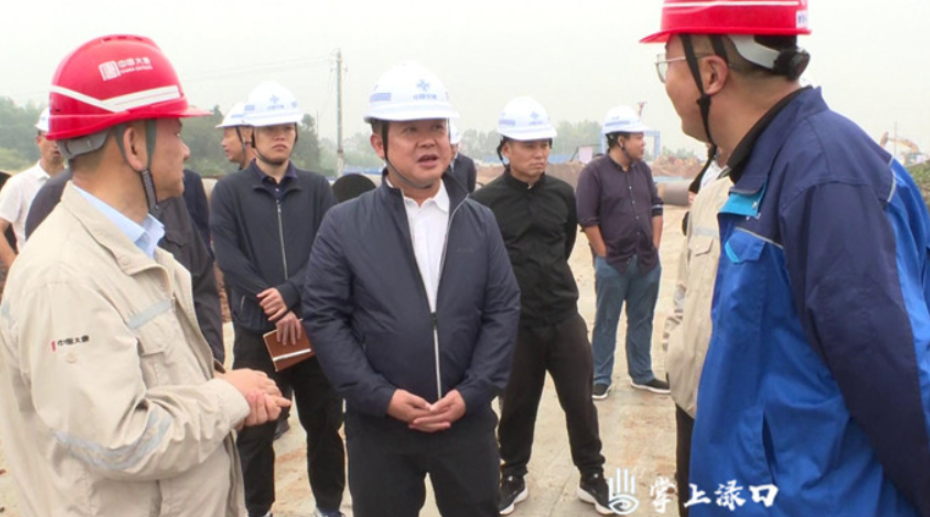 李晓彤到淦田镇调研大唐华银株洲2×100万千瓦扩能升级改造项目