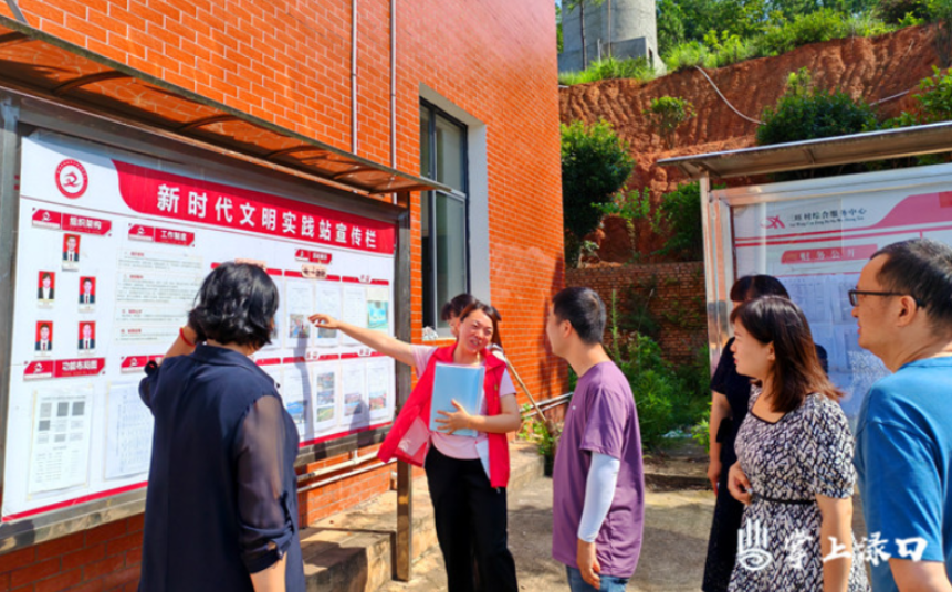 【作风建设年】古岳峰镇开展新时代文明实践工作“看学议”活动暨宣传工作半年度总结会