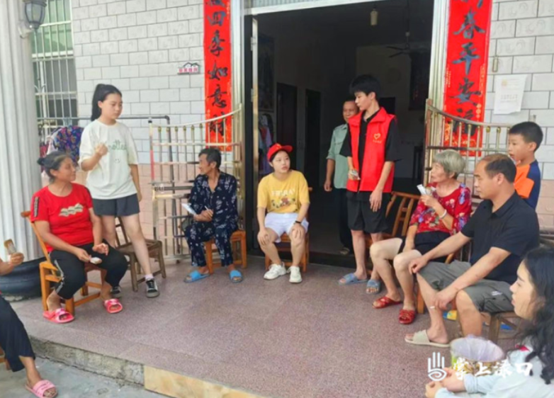 龙潭镇团委组织青年干部开展打非治违行动
