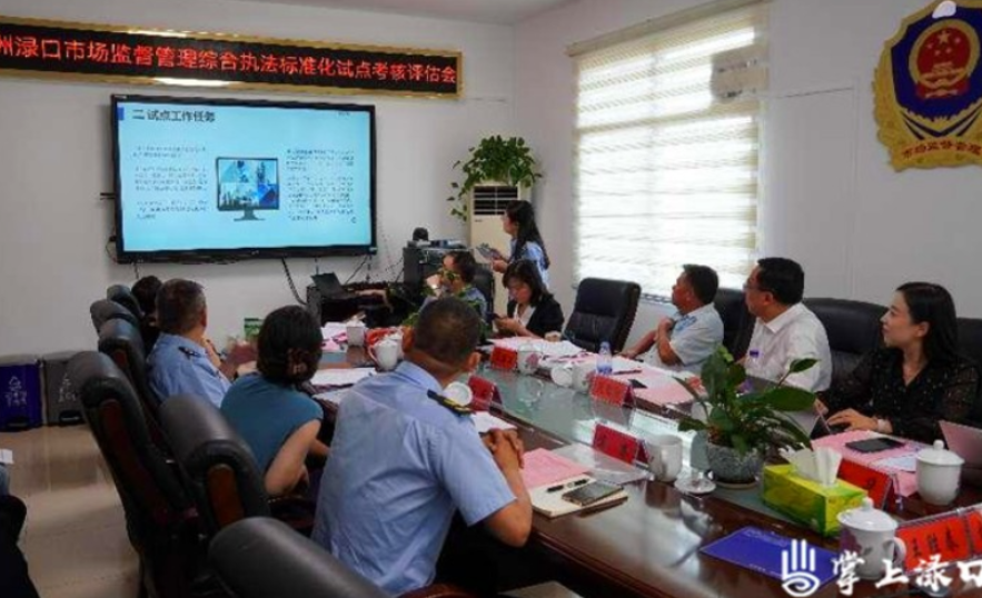 渌口区市场监督管理综合执法标准化试点顺利通过评估
