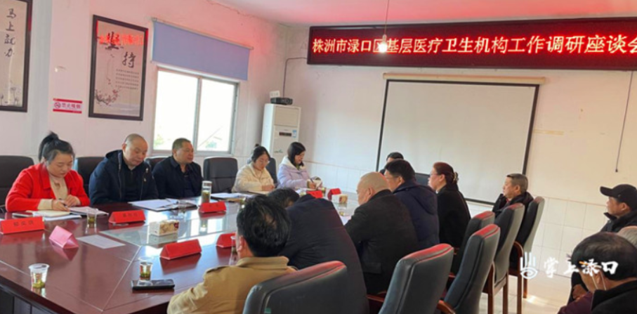 【健康渌口行动】渌口区开展基层调研 因地制宜探索老年村医退出机制