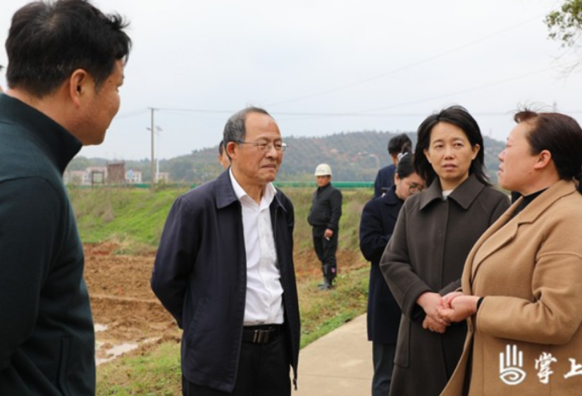省农业农村厅一行来渌口区调研春耕生产工作