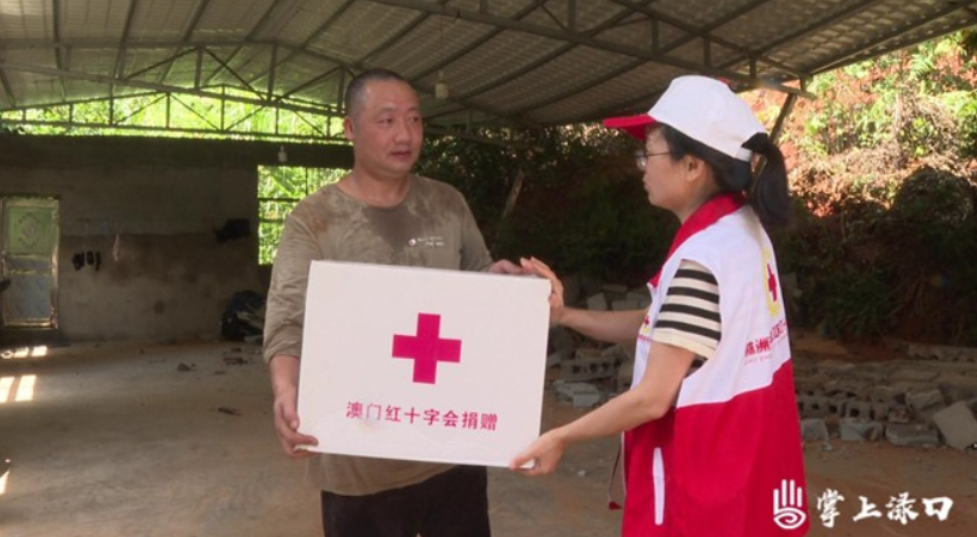 市红十字会一行来渌口区走访慰问受灾群众
