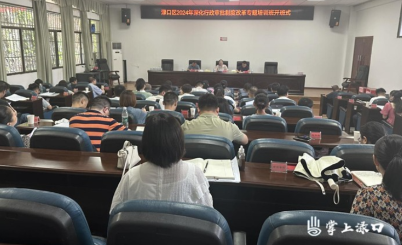 渌口区2024年深化行政审批制度改革专题培训班顺利结业