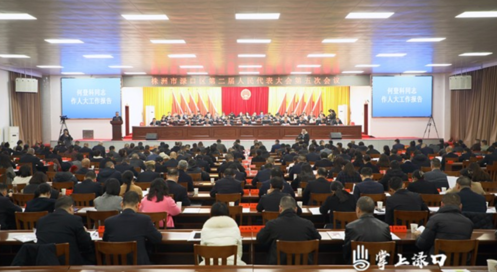 【聚焦两会】渌口区二届人大五次会议举行第二次全体会议