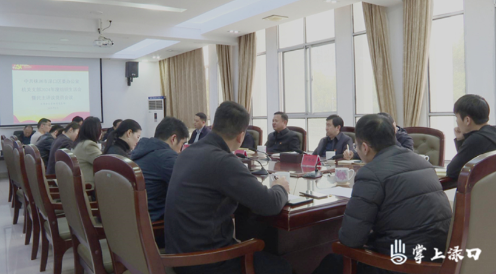 渌口区委办公室机关党支部召开2024年度组织生活会暨民主评议党员会议
