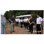 李晓彤就太湖风电项目建设推进现场办公