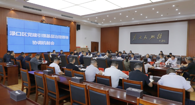 渌口区党建引领基层治理领导协调机制会议召开