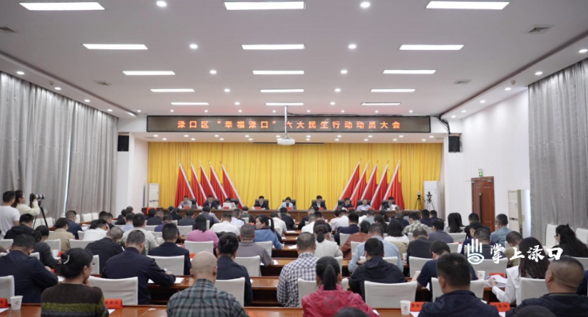 吹响民生福祉提质“冲锋号” ！渌口区“幸福渌口”六大民生行动动员大会召开