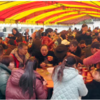 渌厨大赛·我到渌口吃大席:朱亭镇开展“赶大集·宴百家·玩穿越”新春民俗文化体验活动