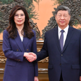 习近平总书记会见中国国民党主席郑丽文