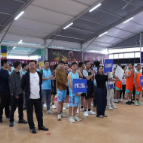 2026年渌口区企业职工男子“青创杯”篮球邀请赛激情开赛