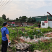 漂沙井镇开展道路沿线拆违攻坚行动！