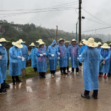 渌口区水利局开展河道砍青主题党日活动